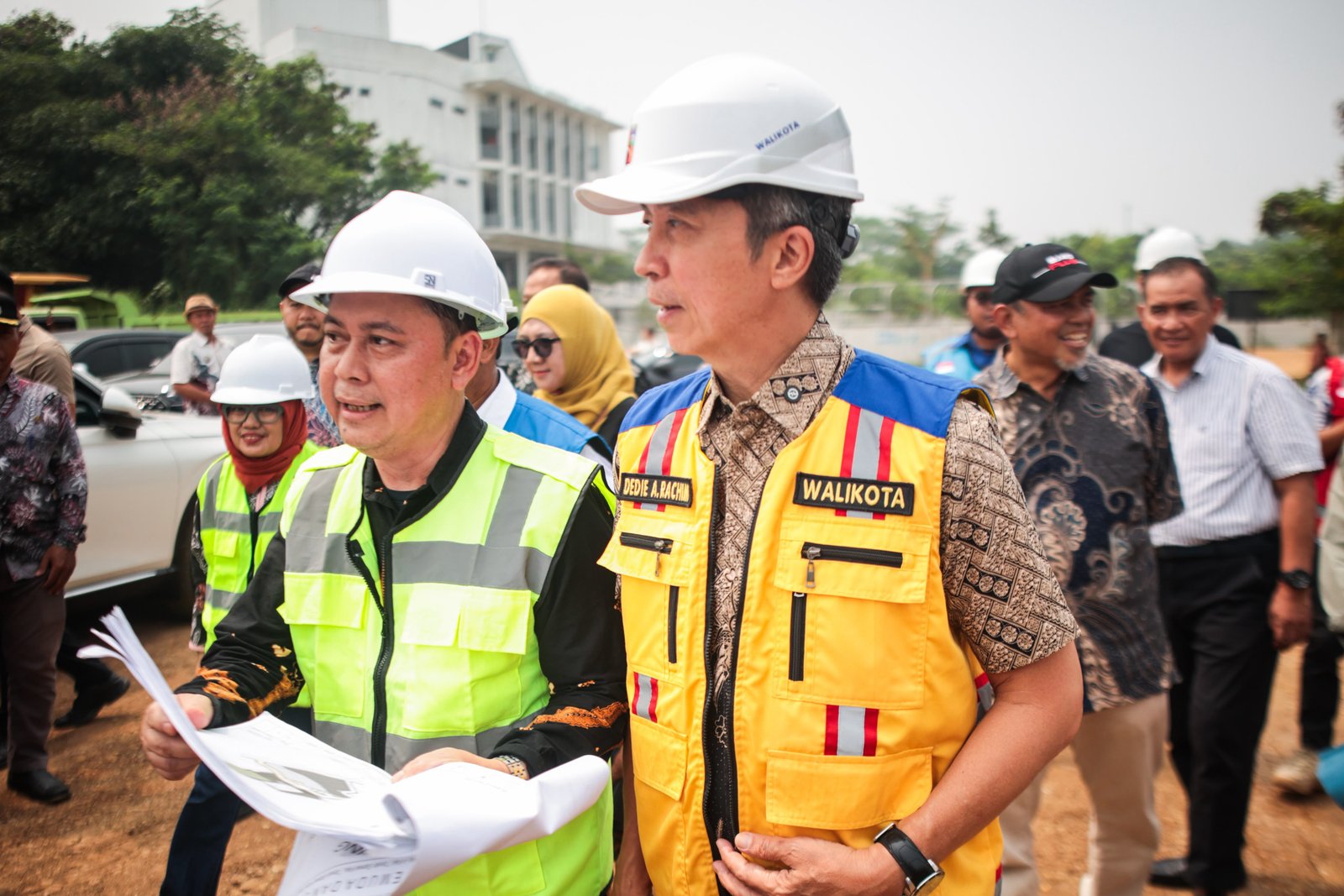 Inspeksi Pembangunan GOM, Dedie Rachim Optimis Selesai Sesuai Target