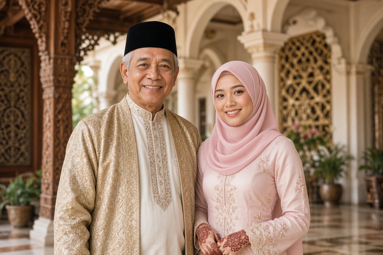 Viral di Malaysia! Legenda Harimau Malaya Datuk Abdah Alif (72) Resmi Menikah dengan Gadis 20 Tahun, Adik: “Kedua Keluarga Setuju, Kami Doakan Bahagia”