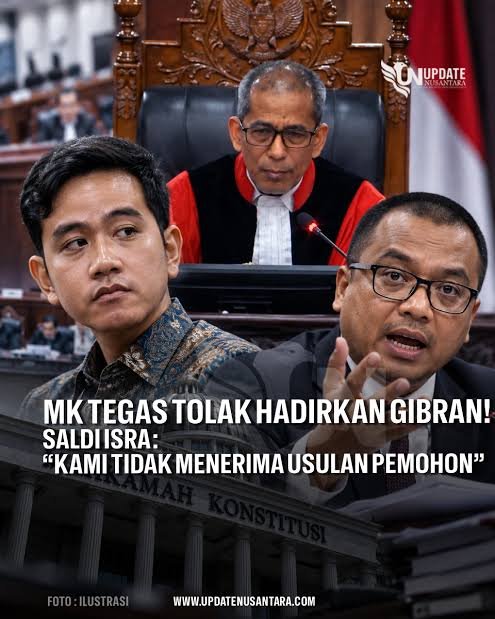 MK Bacakan Putusan Gugatan Ijazah Gibran Malam Ini Pukul 20.00 WIB